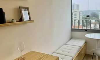 Imagem 5: Apartamento mobiliado para locação no Brooklin 20m² com lazer completo