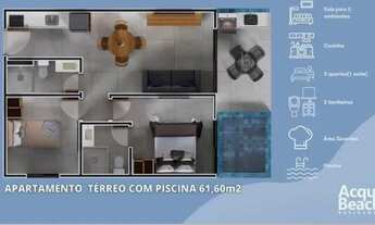 Imagem 3: Oportunidade! Naquele Precinho em Tamandaré Studio e 2 quartos, Lazer! Para Investir ou Cu