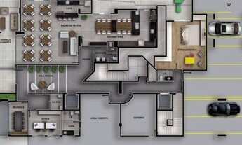 Imagem 2: Apartamento último andar com 2 dormitórios à venda, 85 m² por R$ 804.769 - Cabral - Curiti