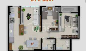 Imagem 2: Primus Parque - Apartamento 2 quartos, sendo 1 suíte