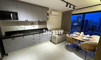 Imagem 2: Apartamento com 1 dormitório para alugar, 43 m² por R$ 4.735,00/mês - Setor Bueno - Goiâni