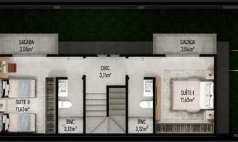 Imagem 6: Sobrado 2 suítes no Gravata - antes da radial - 500m do mar