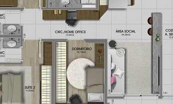 Imagem: Apartamento à venda, 106 m² por R$ 740.000,00