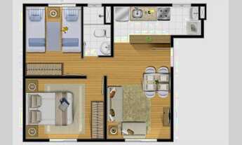 Imagem: Apartamento com 2 dormitórios à venda