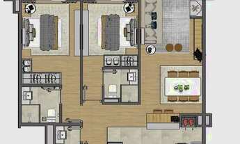 Imagem 3: Super lançamento em Gramado, apartamento com 02 suítes + lavabo 70m² privativos! ENTREGA 1