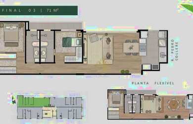 Imagem 3: Apartamento com 2 dormitórios à venda, 71 m² por R$ 755.200,00 - Vila Izabel - Curitiba/PR