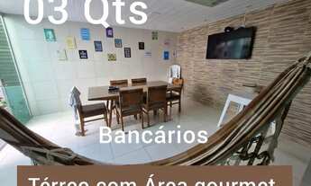 Imagem: 03 quartos em Bancários térreo com Área