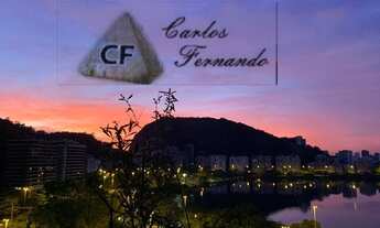 Imagem 2: Apartamento para venda com 98 metros quadrados com 2 quartos em Lagoa - Rio de Janeiro - R