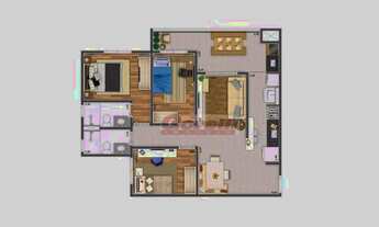 Imagem 7: Apartamento com 2 dormitórios para alugar, 69 m² por R$ 4.089,90/mês - SPLENDYA ARUJÁ - Ar