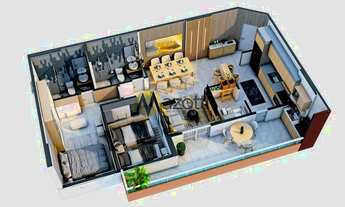 Imagem 3: Apartamento com 2 quartos, Guilhermina, Praia Grande - R$ 709 mil, Cod: 1066