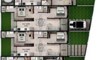 Imagem 4: Sobrado 2 suítes no Gravata - antes da radial - 500m do mar