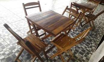 Imagem: Vendo Jogo de Mesa de madeira para bar restaurante