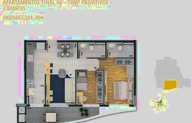 Imagem 5: COBERTURA com 3 dormitórios à venda por R$ 1.562.724,24 no bairro São Francisco - CURITIBA