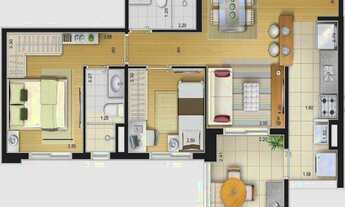 Imagem 2: Apartamento à venda, 57 m² por R$ 647.600,00 - Vila Prudente (Zona Leste) - São Paulo/SP