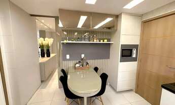 Imagem 5: Auge - Brisamar - Andar alto -107m² -03 Quartos s/02 suítes + DCE -02 vgs - Ambientado c