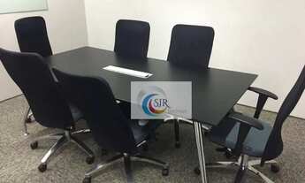 Imagem 4: Sala comercial de 426,42 m² com 13 vagas de garagem, piso elevado, forro modular e ar cond