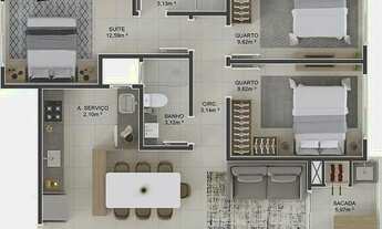 Imagem 7: Apartamento 1Dormitório para venda em Florianópolis - SC