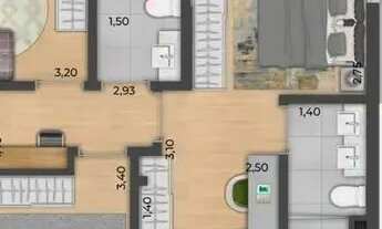 Imagem 6: Apartamento para venda tem 108 metros quadrados com 3 quartos