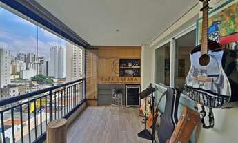 Imagem 6: Apartamento com amplo terraço em rua tranquila de Moema!