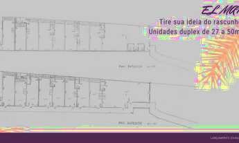 Imagem 7: Duplex, quarto e sala, acesso privativo ao térreo pelo 1ºandar, com banheiros privativo