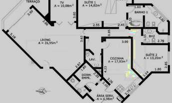 Imagem 6: Vila Nova nobre, apartamento com 3 dormitórios 3 vagas e repleto de armários