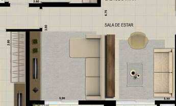 Imagem: Apartamento com 2 dormitórios, 77 m²