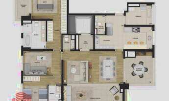 Imagem 2: Apartamento à venda, 157 m² por R$ 3.200.000,00 - Moema - São Paulo/SP