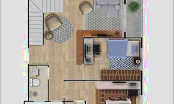 Imagem 5: Apartamento com 2 dormitórios à venda, 49 m² por R$ 360.000,00 - Vila Floresta - Santo And