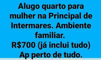 Imagem 4: Alugo quarto para mulher na Principal de Intermares. Ambiente familiar. Perto de tudo