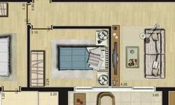 Imagem 4: AR CONDICIONADO - MOBILIADO - Cond. Thera Berrini - ANDAR ALTO