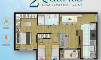 Imagem 7: Apartamento para venda com 47 metros quadrados com 2 quartos em Enseada - Guarujá - SP