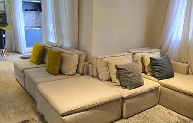 Imagem 13: Apartamento mobiliado e equipado para aluguel com 98m² com 2 suítes, sala estendida, 2 vag