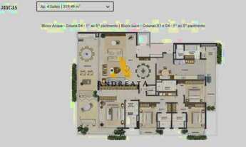 Imagem 2: Venda de Apartamento com 4 quarto(s), 4 suíte(s), no condomínio RIIO by Piero Lissoni em B