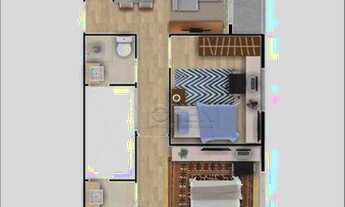 Imagem 2: Apartamento com 2 dormitórios à venda, 49 m² por R$ 360.000,00 - Vila Floresta - Santo And