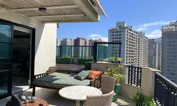 Imagem 2: Cobertura para venda tem 251 metros quadrados com 4 quartos sendo 4 suites, sol manha , 3