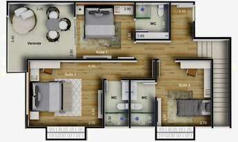 Imagem 4: Cobertura com 3 suítes no Granbery!