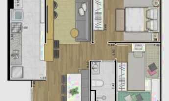 Imagem: Apartamento com 2 dormitórios à venda