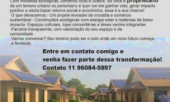 Imagem: VOCÊ TEM UM TERRENO PARADO ELE PODE RENASCER