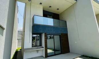 Imagem 2: Casas em Rua Privativa no Eusébio de 3 Suítes Sendo 1 Suíte Reversível com Acabamento Prem