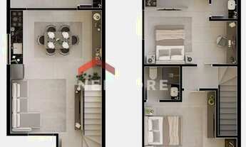 Imagem 2: Casa de condomínio em Rua Aracaju - Saguaçu - Joinville/SC