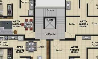 Imagem 4: Apartamento para venda com 56 metros quadrados com 2 quartos em Bultrins - Olinda - PE