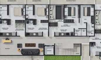 Imagem 5: Flat tipo estúdio com garagem coberta no Bessa por R$222.000