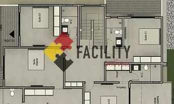 Imagem 4: Casa Sobrado para venda no Condomínio Residencial Santorini em Paulínia/SP
