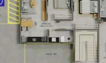 Imagem 4: Apartamento com 3 dormitórios no bairro do Colibris próximo ao Bemais Supermercado