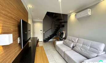 Imagem 2: Apartamento Duplex com 1 dormitório para alugar, 60 m² por R$ 6.200,00/mês - Gonzaga - San