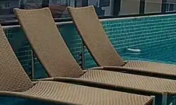 Imagem 2: Quarto e sala com 44m², prédio novo!om 44 metros quadrados com 1 quarto em Ponta Verde - M