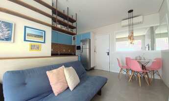 Imagem 2: Apartamento para aluguel e venda tem 49 metros quadrados com 1 quarto em Boqueirão - Santo