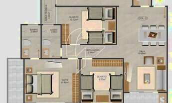 Imagem 5: Imóvel para venda tem 92 metros quadrados com 3 quartos em Muquiçaba - Guarapari - ES