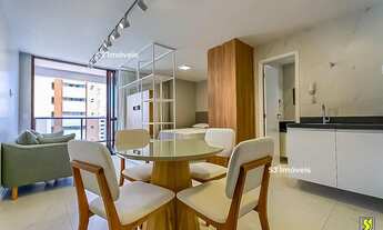 Imagem 3: Apartamento mobiliado com suíte e lazer com piscina na Aldeota