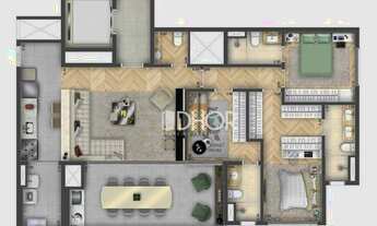 Imagem 2: Venda Brooklin - 3 Suítes - 124 m² - R$ 1.700.000 - Brooklin - São Paulo/SP